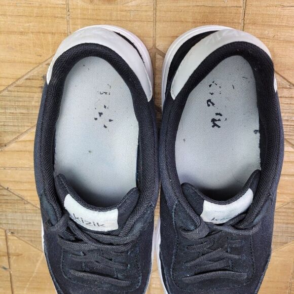 Kizik Prague Black Hands Free Athletic Canvas Sneakers Womens 9.5‎ Wide Mens 8 - Picture 10 of 11